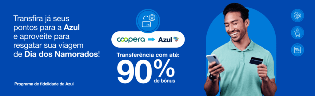 Aproveite At De B Nus Azul Transferindo Seus Pontos Do Coopera