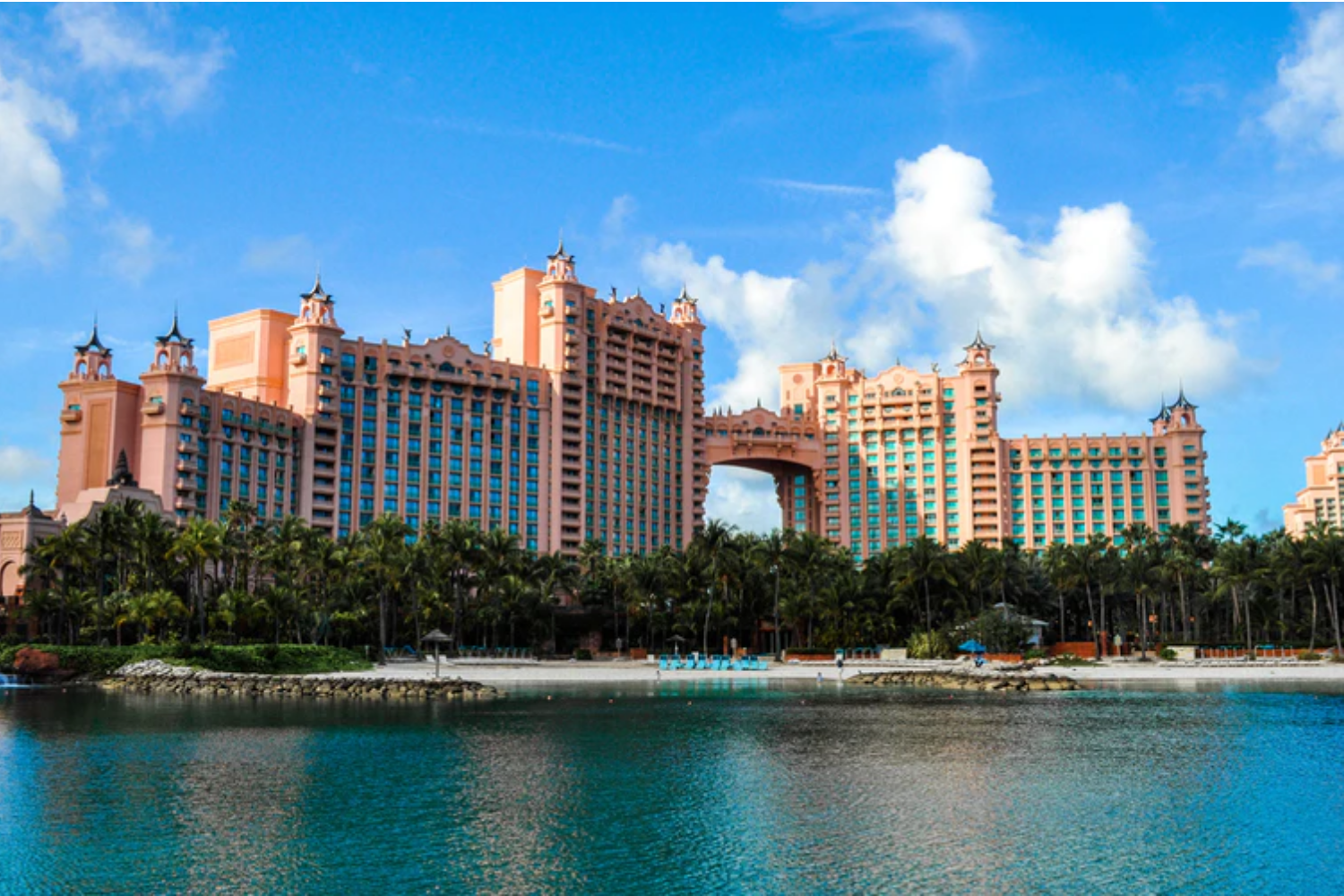 praias e hotéis das Bahamas