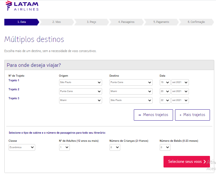 Multitrecho LATAM