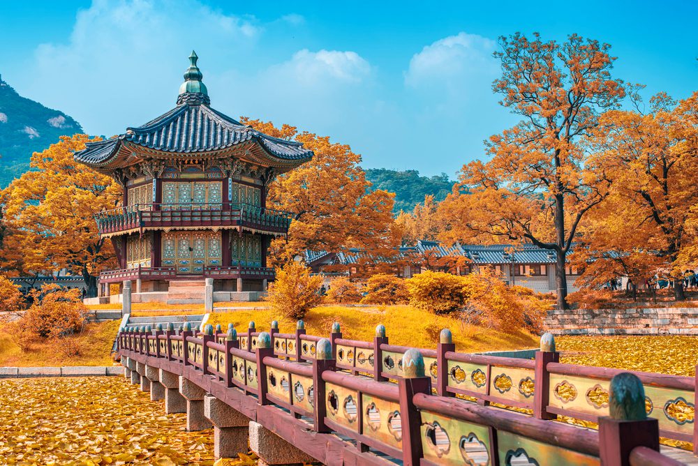 Autumn,At,Gyeongbokgung,Palace,In,Seoul,korea.