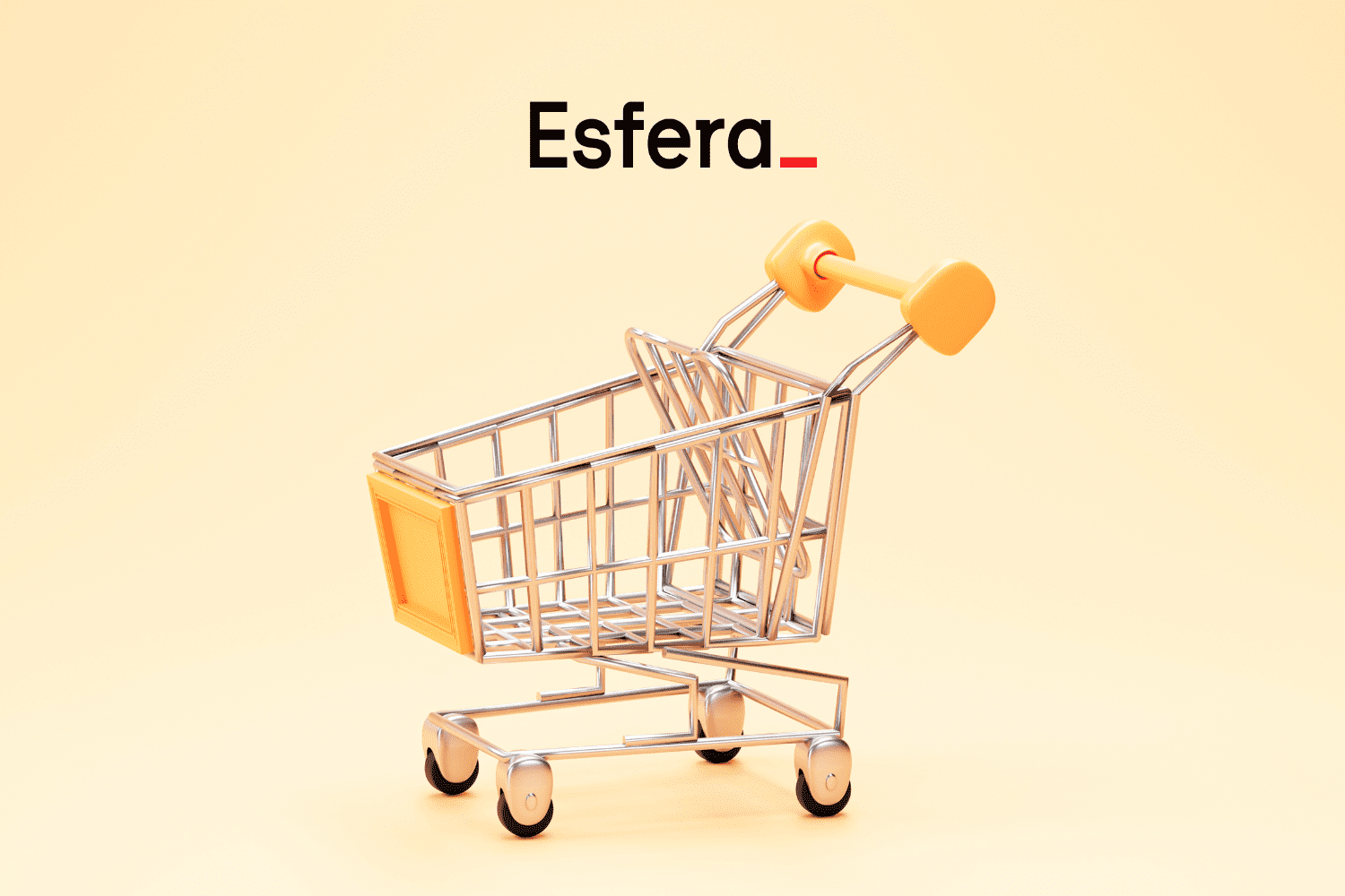 carrinho de compras com logo Esfera