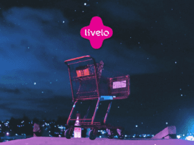carrinho de compras com logo Livelo