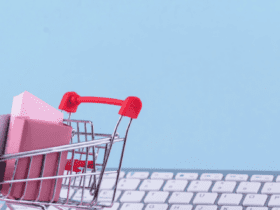 Carrinho de compras om logo da Esfera
