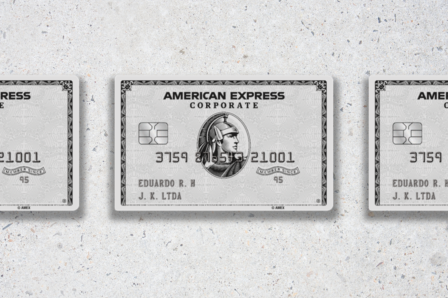 Cartão de crédito corporativo Amex Platinum