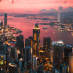 Vista de Hong Kong por cima