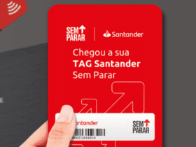 Tag de pedágio Santander Sem Parar