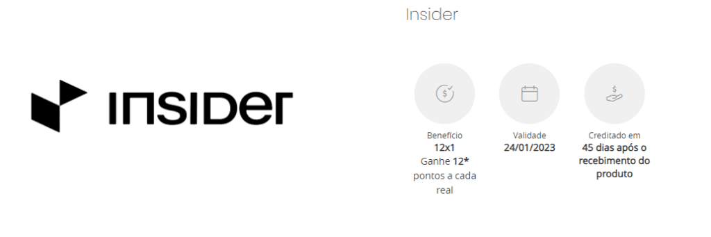 12 pontos Esfera com insider