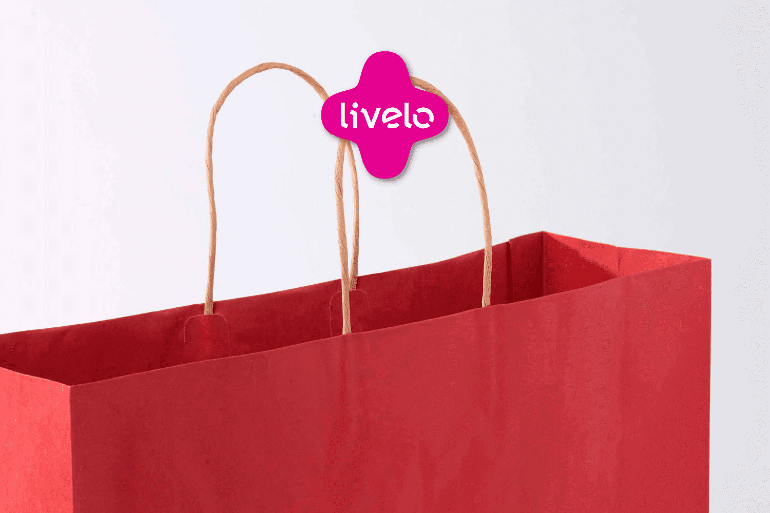 sacola de compras com logo Livelo Festival de Pontos