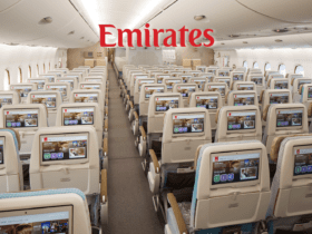 Cabine da Emirates Aeronave Emirates A380