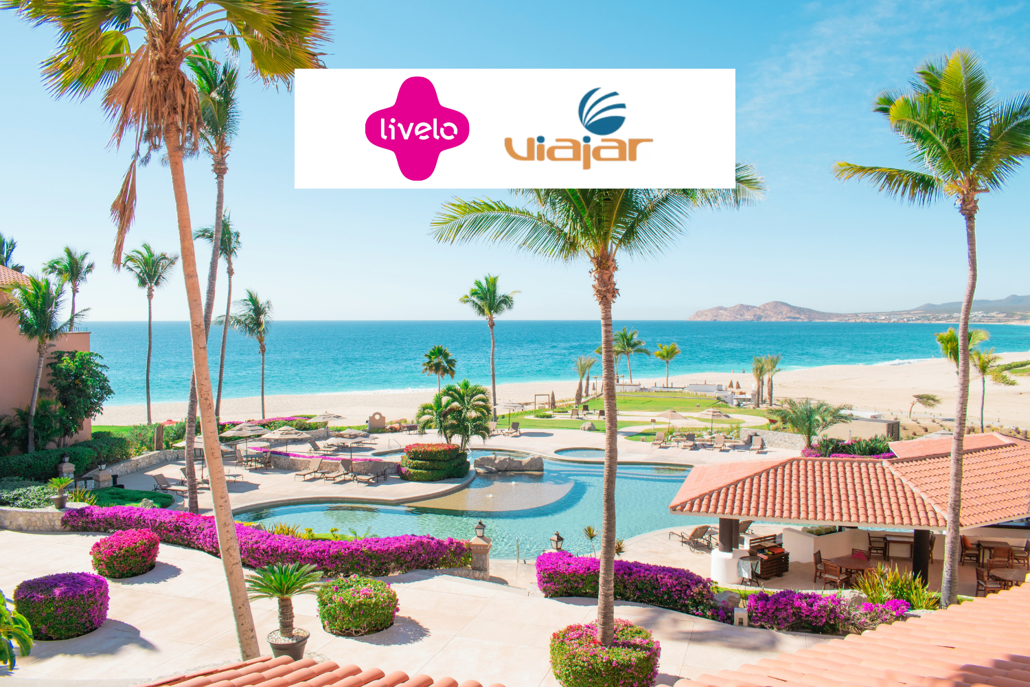 resort com logo Livelo e Viajar Resorts Brasil Até 10 pontos Livelo