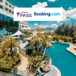 hotel com logo Latam Pass e Booking 18 pontos Latam Pass