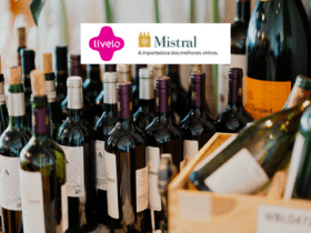 vários vinhos com logo Livelo e Mistral 10 pontos Livelo