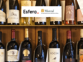 garrafas de vinho com logo esfera e mistral até 10 pontos esfera com Mistral