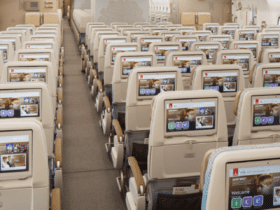 Cabine da Emirates Aeronave Emirates A380