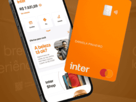cartão e aplicativo do banco Inter