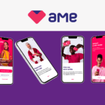 celular com aplicativo da Ame