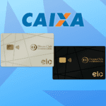 Cartões Elo Diners Club com logo Caixa