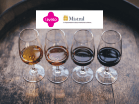 Taças de vinho com logo Livelo e Mistral 10 pontos Livelo