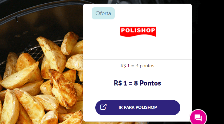 8 pontos Livelo com Polishop