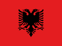  Bandeira da Albânia 