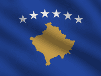 bandeira de cosovo