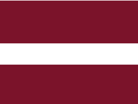 bandeira da Letónia