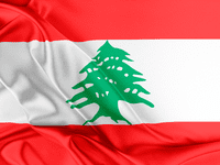 bandeira do Líbano 