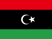 bandeira da líbia