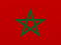 bandeira do  marrocos