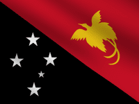 bandeira da Papua Nova Guiné