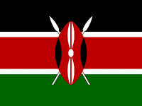 bandeira do Quenia 