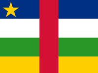 bandeira da República Centro-Africana