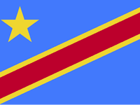 bandeira da República Democrática do Congo