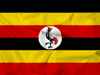 bandeira de Uganda 
