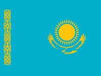 bandeira do Cazaquistão