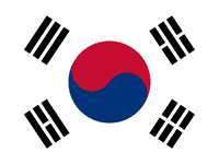 bandeira da Coreia do Sul