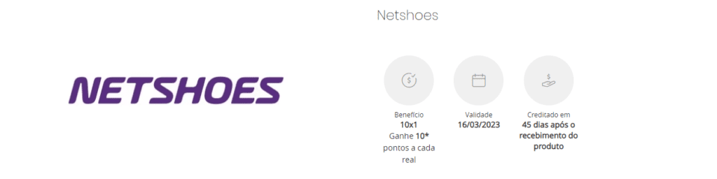 até 11 pontos Esfera com Netshoes