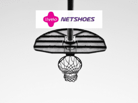 cesta de basquete com logo Livelo e Netshoes 8 pontos Livelo