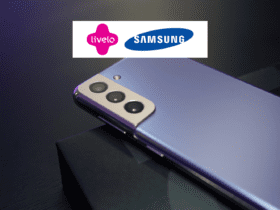 celular samsung com logo Livelo Samsung 10 pontos Livelo
