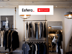 loja de roupas com logo Esfera e Renner 10 pontos Esfera
