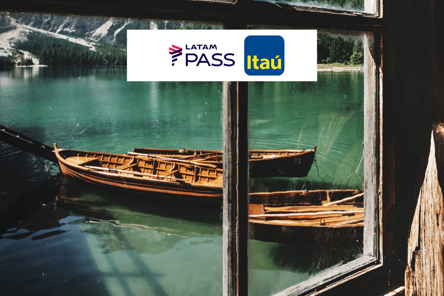 imagem da janela com logo Latam Pass e Itaú bônus Latam Pass