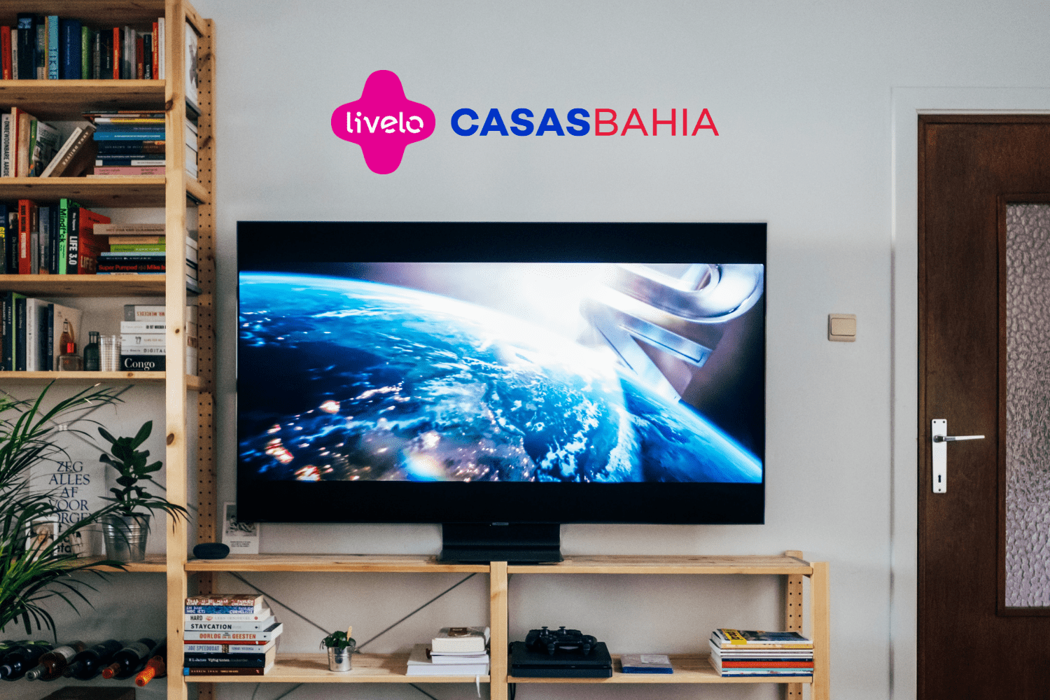 Smart Tv com logo Livelo e Casas Bahia 6 pontos Livelo