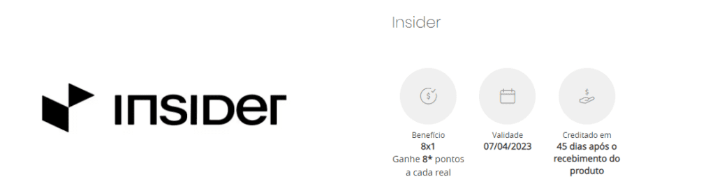 8 pontos Esfera com Insider