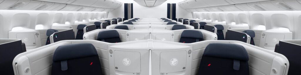 Assento da Classe Executiva Air France