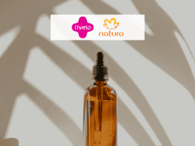 embalagem de um produto cosmético com logo Livelo e Natura 6 pontos Livelo