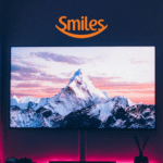 televisão com logo Smiles pontos Smiles