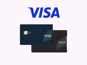 Cartões Visa com logo