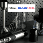 produtos eletrodomésticos com logo Esfera e Casas Bahia 7 pontos Esfera