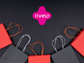 bolsas de compras com logo Livelo 10 pontos Livelo