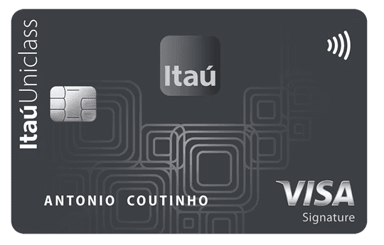 Cartão de crédito com limite de 5 mil: Itaú Uniclass Signature